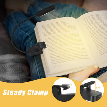 Amber Clip On Reading Light