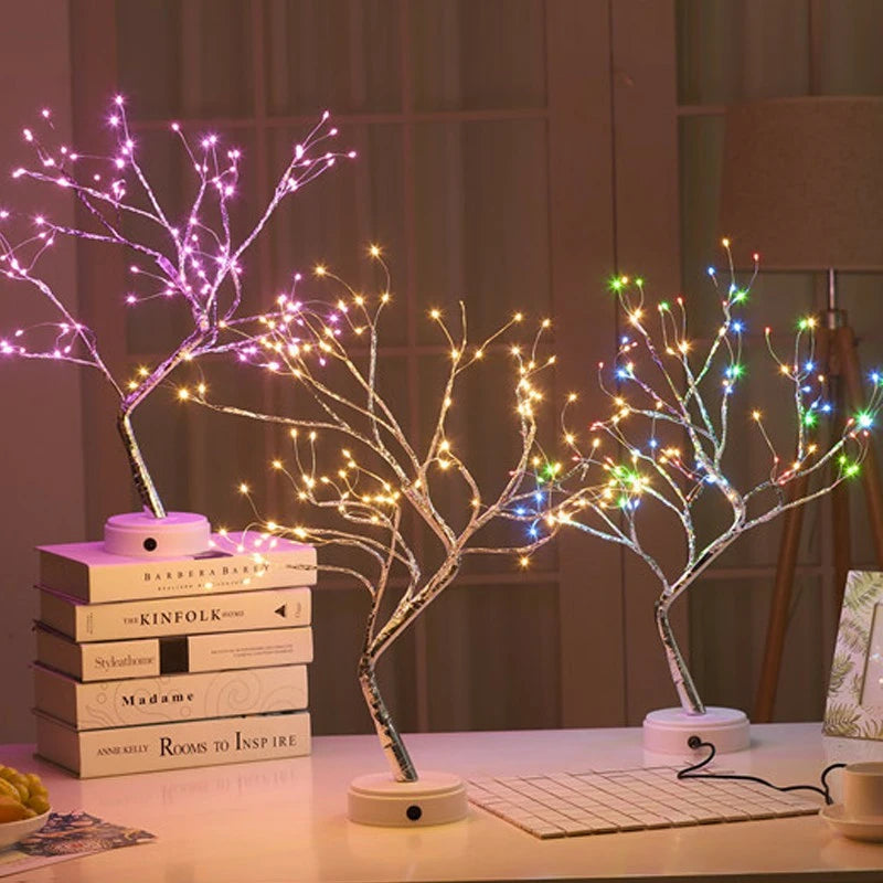 Mini Copper Wire LED Tree