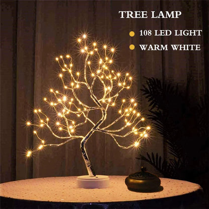 Mini Copper Wire LED Tree