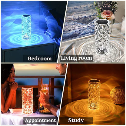 Crystal Table Lamp Touch Light