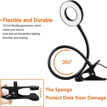 48 LED Clip on Desk Lamp