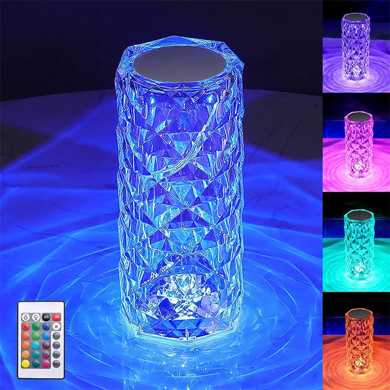 Crystal Table Lamp Touch Light